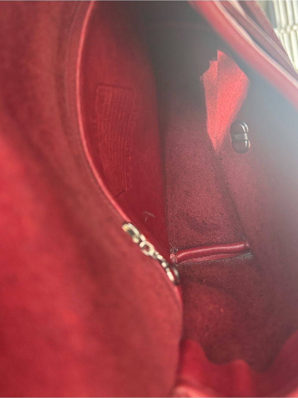 Coach vintage legacy red crossbody purse 9076 - Picture 10 of 10